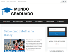 Tablet Screenshot of mundograduado.com